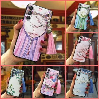 bell tassel Phone Case For Samsung Galaxy M34 5G/SM-M346B Shockproof Anti-dust Anti-knock Chinese Style Back Cover TPU