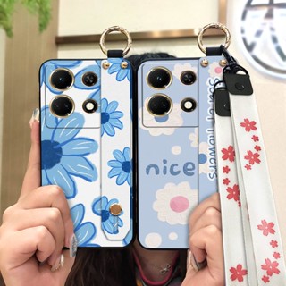 Anti-knock Dirt-resistant Phone Case For infinix Note30 VIP/X6710 Kickstand Durable Anti-dust Oil Painting ring flower