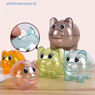 Alittlese กล่องออมสินพลาสติกใส น่ารัก เปิดได้ สําหรับใส่เหรียญ เงินสด ของขวัญ