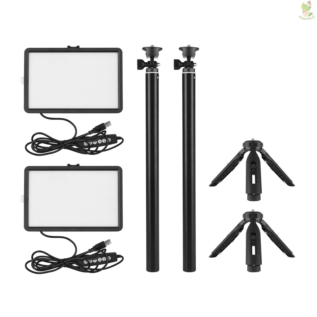 andoer-ชุดไฟวิดีโอ-rgb-แบบพกพา-พร้อมไฟวิดีโอ-led-7-สี-3200k-5600k-10-ระดับ-มา-8-9-2-ชิ้น