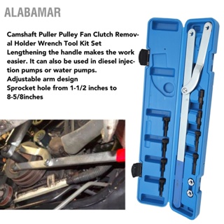 ALABAMAR 11pcs Universal Camshaft Puller Pulley Fan Clutch Removal Holder Wrench Tool Kit Set