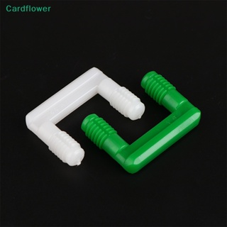 &lt;Cardflower&gt; ตัวเชื่อมต่อบอร์ดไม้ รูปตัว U พลาสติก มุมขวา 10 ชิ้น