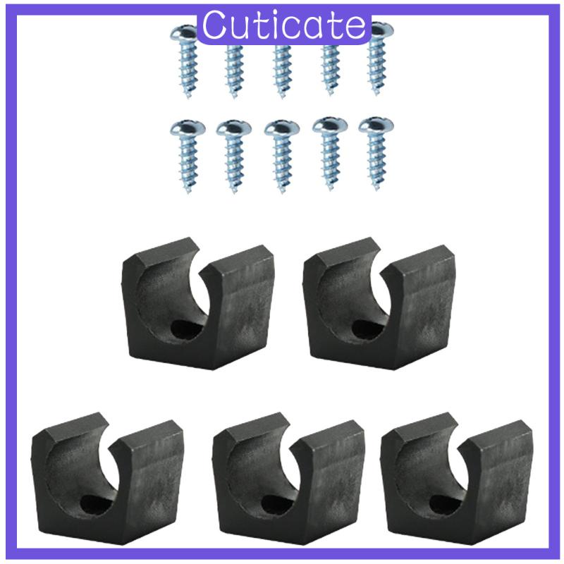 cuticate-คลิปติดผนัง-พร้อมสกรู-สําหรับเก็บไม้คิวสนุ๊กเกอร์-5-ชิ้น