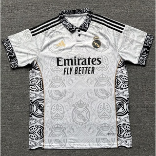 [Fans] 2324 ใหม่ Real Madrid Classic Special Edition เสื้อเชิ้ตแขนสั้น คุณภาพสูง สําหรับฝึกเล่นฟุตบอล