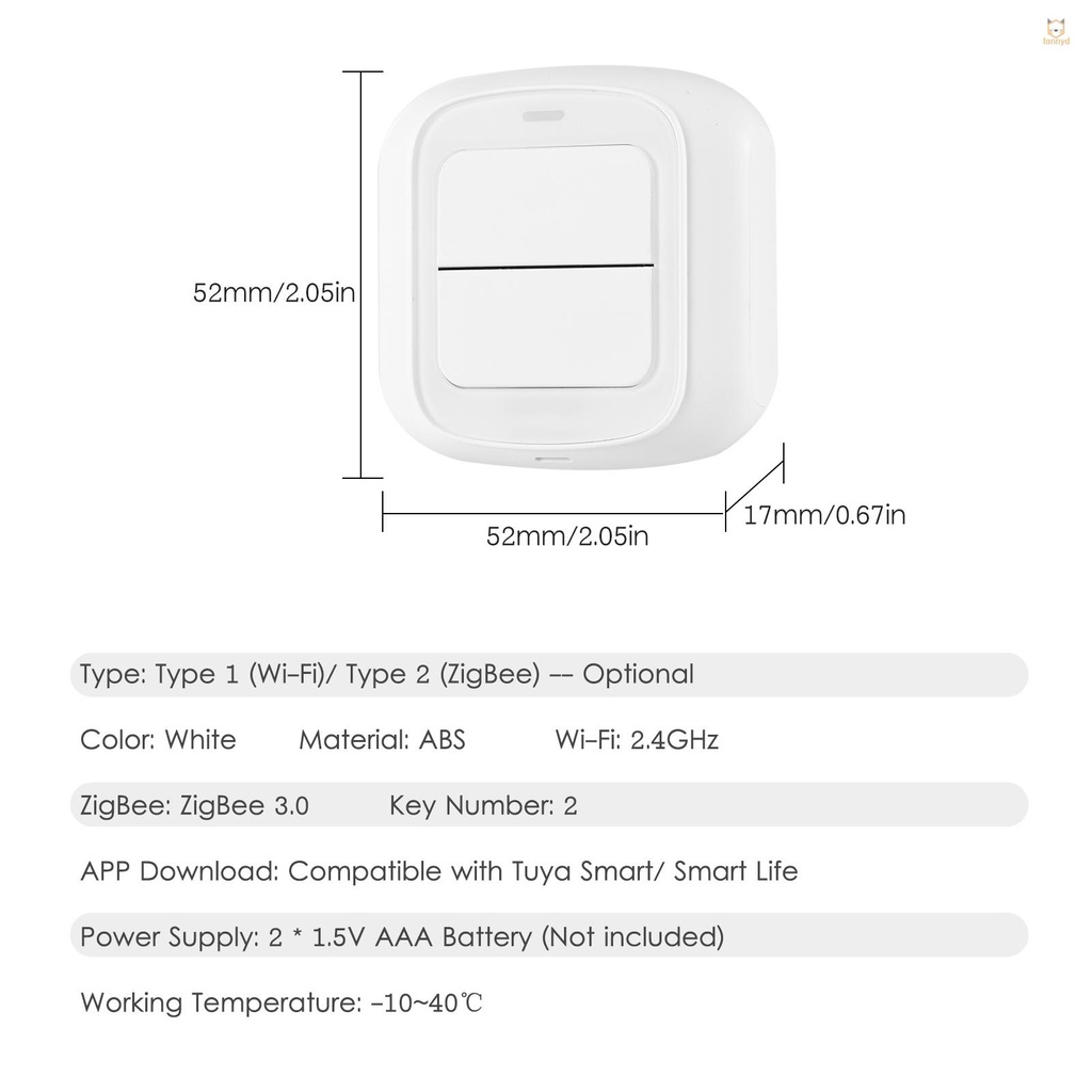 fany-ปุ่มกดสวิตช์ไฟอัจฉริยะ-wifi-ควบคุมผ่านแอพ-สําหรับบ้าน-diy