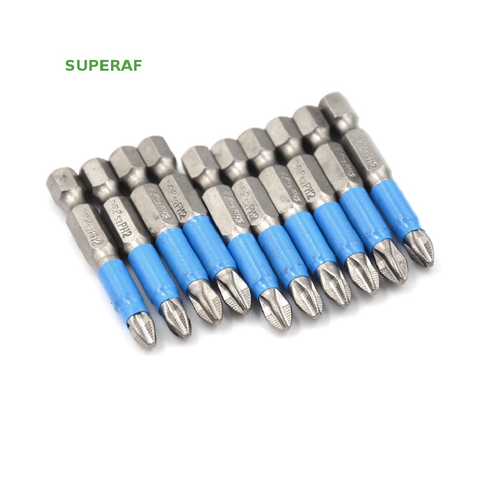 superaf-ใหม่-ขายดี-ดอกไขควงไฟฟ้า-หกเหลี่ยม-แม่เหล็ก-กันลื่น-ph2-ยาว-50-มม-1-4-นิ้ว-1-ชิ้น