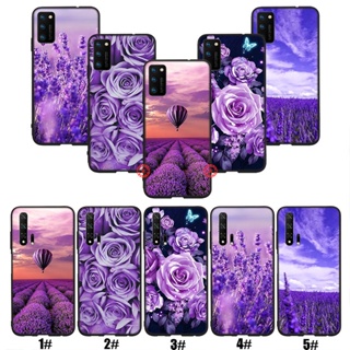 เคสโทรศัพท์มือถือ ลายดอกไม้สีม่วงลาเวนเดอร์ สําหรับ VIVO Y21 Y21S Y33S Y66 Y67 Y75 Y79 Y85 Y89 V5 V5S V7 V9 V11 V15 V19 Pro Plus Lite 83IOP