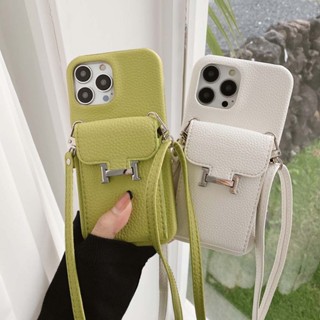 เคสโทรศัพท์มือถือหนังนิ่ม กันกระแทก พร้อมสายคล้องยาว หรูหรา สําหรับ iPhone 14PROMAX 12PROMAX 13PROMAX 11PROMAX 11PRO 14PLUS 7 8PLUS XR XSMAX