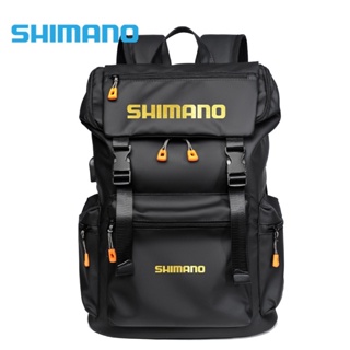 Shimano กระเป๋าเป้สะพายหลัง อเนกประสงค์ ชาร์จ USB กันน้ํา เหมาะกับการพกพาเดินทาง เล่นกีฬา ตกปลา สําหรับผู้ชาย