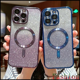 Manis Lemon- การชุบด้วยไฟฟ้า Magnetic Case for iPhone 14Plus 14Pro 13Pro 13promax แม่เหล็ก โปร่งใส เคส สำหรับ ไอโฟน