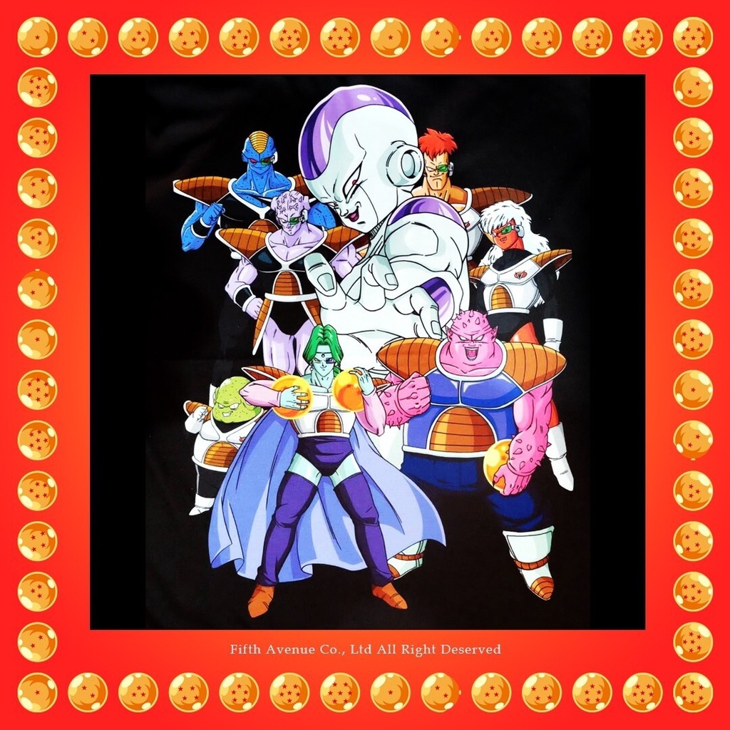 top-ctเสื้อยืดแขนสั้นเสื้อยืด-ลายการ์ตูน-dragonball-z-ลิขสิทธิ์แท้จากญี่ปุ่น-ดราก้อนบอล-group-collection-limited-ลายกลุ่