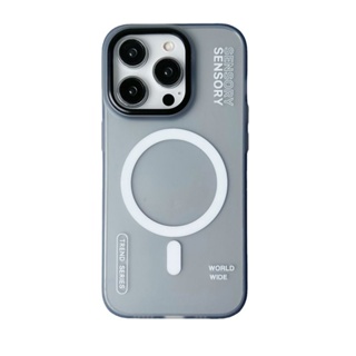 เคสโทรศัพท์มือถือ แบบแม่เหล็ก ป้องกันกล้อง ผิวด้าน สําหรับ iPhone 14 Pro Max 13 Pro 12 11