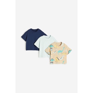 ภาพหน้าปกสินค้าH&M  Boy 3-pack T-shirts 1126052_3 ซึ่งคุณอาจชอบราคาและรีวิวของสินค้านี้