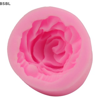 Bsbl แม่พิมพ์ซิลิโคน รูปดอกกุหลาบ 3D สําหรับทําสบู่ คัพเค้ก เบเกอรี่