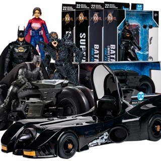 ตุ๊กตา[พร้อมส่ง] Mcfarland DC Keaton Batmobile Big Ben แฟลช สีดํา ขยับได้ สําหรับรถจักรยานยนต์