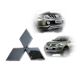 *แนะนำ* โลโก้มิตซูตราMitsubishiสัเงินขนาด12.5cm