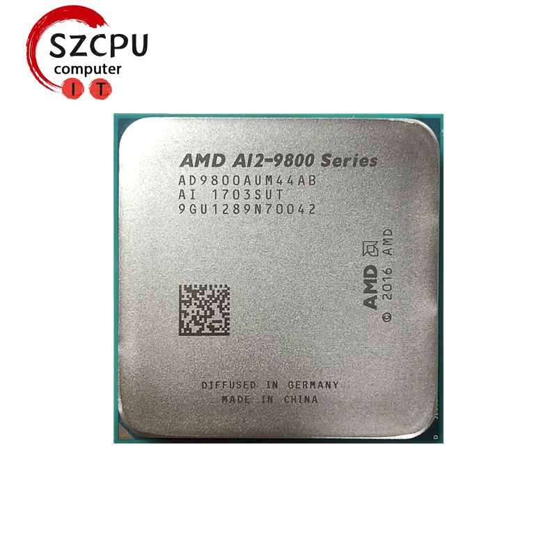 ซ็อกเก็ตโปรเซสเซอร์ CPU AMD A12-Series A12-9800 A12 9800 3.8 GHz ...