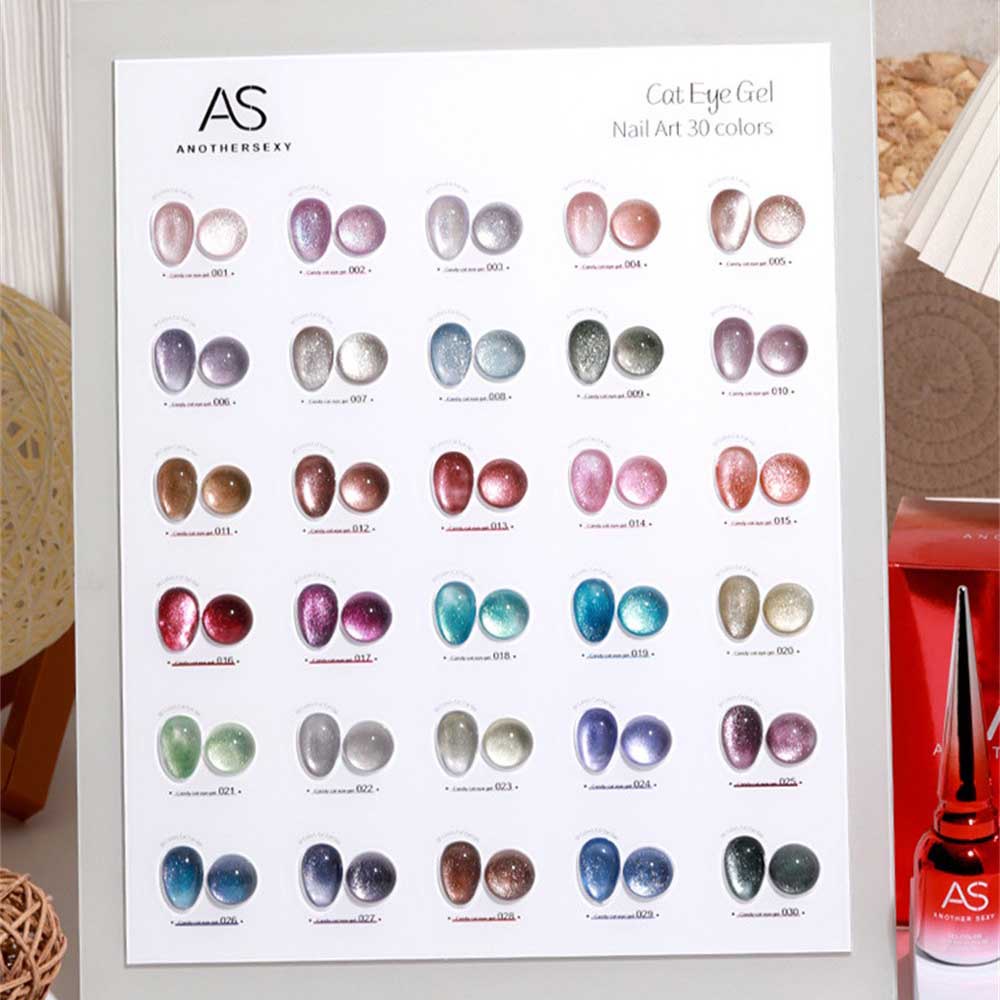 asสีทาเล็บเจล-สีลูกแก้วคริสตัล-แคทอาย-สีเจลแม่เหล็ก-น้ำยาทาเล็บ-ยาทาเล็บเจล-แบบไดนามิก30-สี-15ml-doom