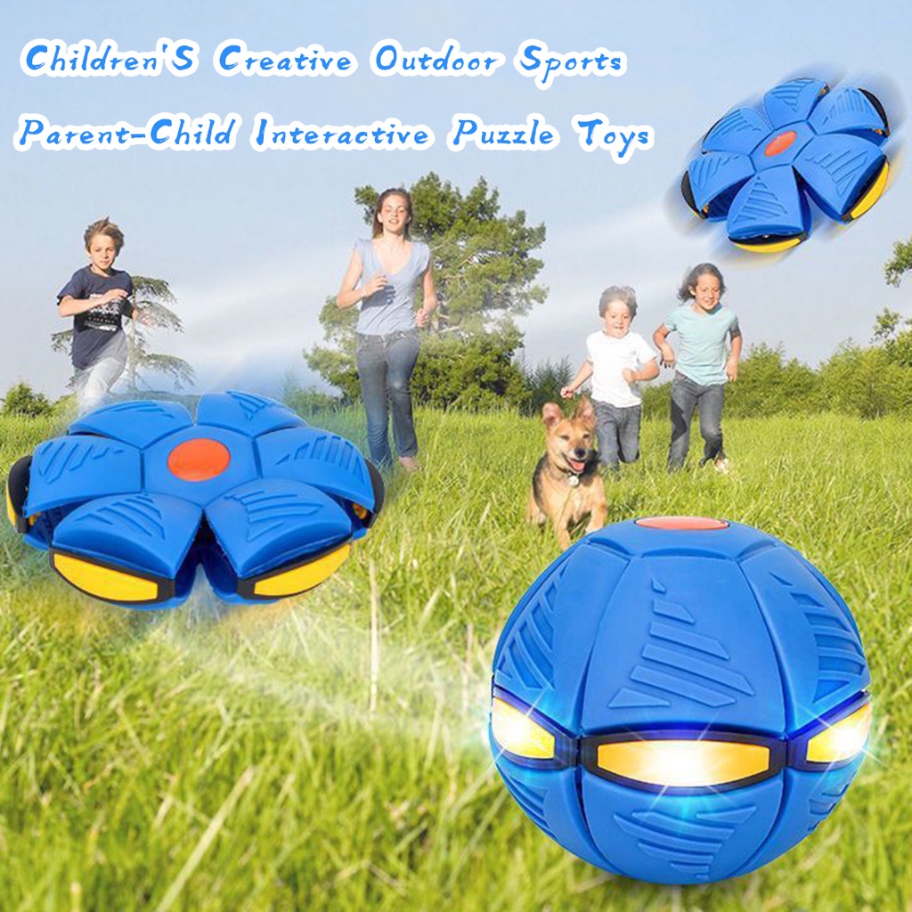ลูกบอลเด้งผิดรูป-flying-ufo-ball-pop-ของเล่นเด็ก-กีฬากลางแจ้ง-ลูกบอลแบน-ของเล่น-ลูกบอลจานบินวิเศษ