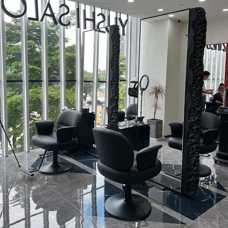 salon-chair-รุ่นขายดี-เก้าอี้ร้านเสริมสวย-เฟอร์นิเจอร์-ร้านทำผมตัดผม-โช๊คไฮดรอลิค-ซาลอน-ฐานสแตนเลสสแข็งแรงทนทาน