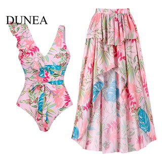 Dunea ชุดว่ายน้ําวันพีช แต่งลูกไม้ เซ็กซี่ สําหรับผู้หญิง