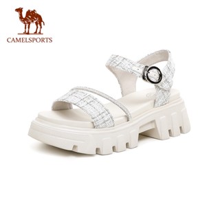 CAMEL SPORTS รองเท้าแตะแพลตฟอร์มลําลอง เหมาะกับเดินชายหาดกลางแจ้ง แฟชั่นฤดูร้อน สําหรับผู้หญิง