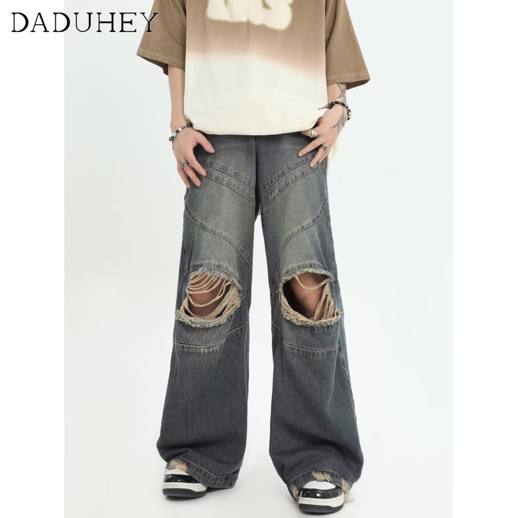 daduhey-mens-american-vibe-style-draped-casual-pants-2023-summer-high-street-ripped-washed-jeans