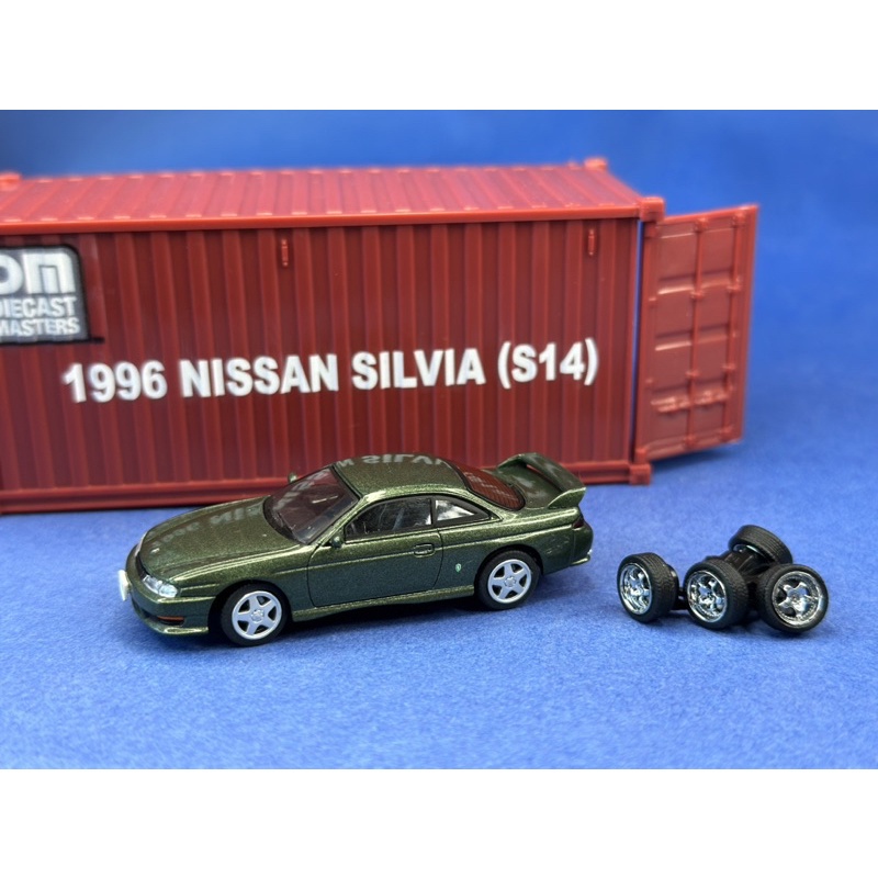 1996-nissan-silvia-s14-scale-1-64-ยี่ห้อ-dm-diecast-master