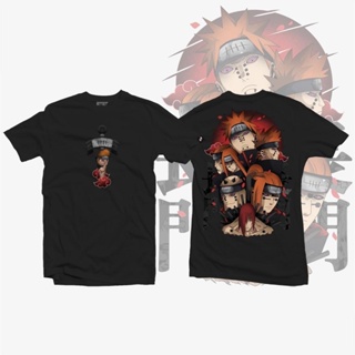 ใหม่ ฤดูร้อน เสื้ออนิเมะ Naruto - Pain v5 เสื้ออนิเมะระเบิดผ้าฝ้ายพิมพ์ลายแขนสั้นเสื้อยืดอินเทรนด์ cod