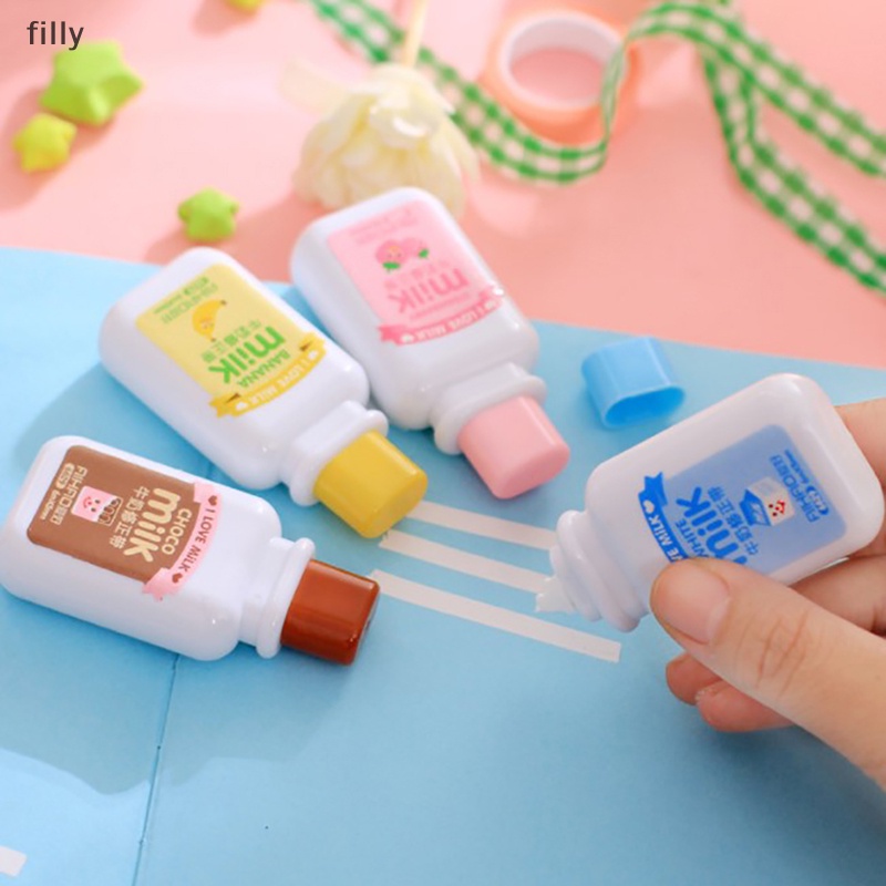 เทปลบคําผิด-สีขาว-สําหรับขวดนม-ไดอารี่-เครื่องเขียน-โรงเรียน