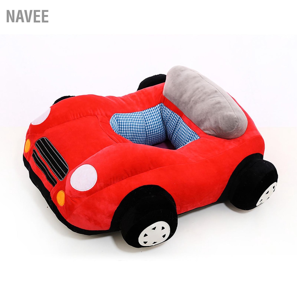 navee-เด็กยัดไส้รถของเล่นรถการ์ตูนผ้าเก้าอี้นิรภัยรถของเล่นสีสันสดใสนุ่ม