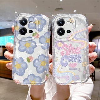 เคส vivo v25 5g เคส vivo v25e  เคสโทรศัพท์มือถือแบบใส กันกระแทก ลายครีม สําหรับ vivo v25 5g v25e