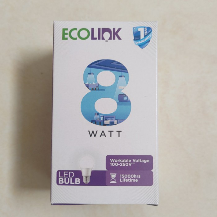 หลอดไฟ LED 8w 8w 8w เป็นมิตรกับสิ่งแวดล้อม | Shopee Thailand