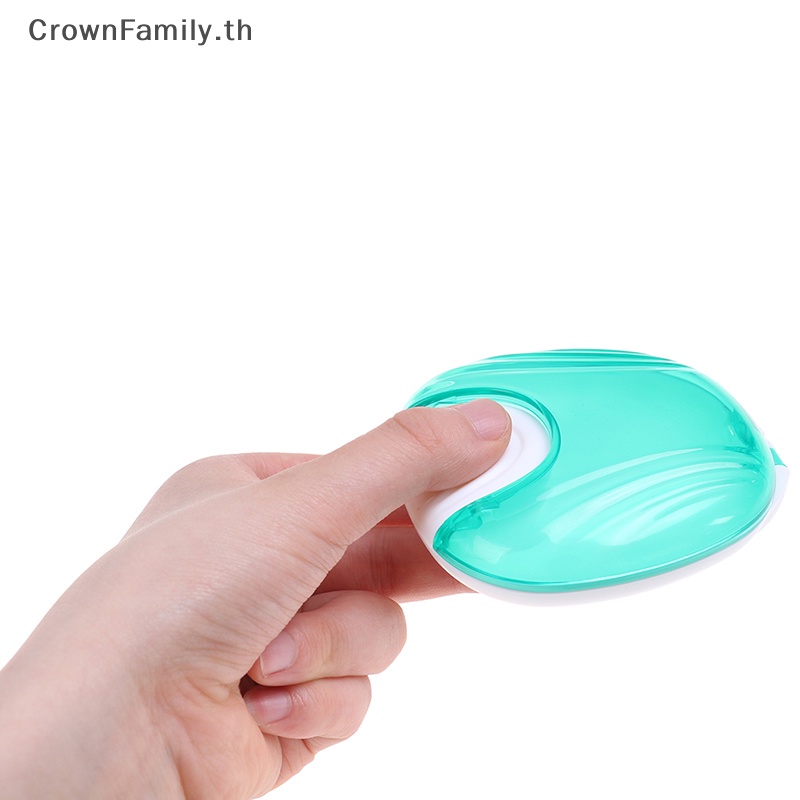 crownfamily-กล่องทําความสะอาดฟันปลอม-1-ชิ้น