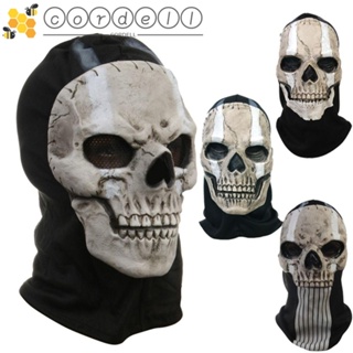 หมวกกันน็อค คอสเพลย์ CORDELL Ghost Skeleton Mask Call of Duty Ghosts แบบสร้างสรรค์ สําหรับปาร์ตี้ฮาโลวีน