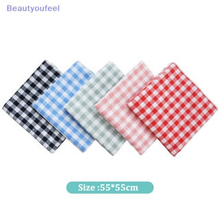 [Beautyoufeel] ผ้าพันคอ ผ้าเช็ดหน้า ทรงสี่เหลี่ยม ขนาดเล็ก เข้ากับทุกการแต่งกาย สไตล์พระ