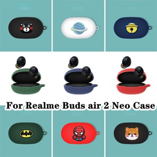 【ส่วนลด】เคสหูฟัง แบบนิ่ม ลายการ์ตูน สําหรับ Realme Buds Air 2 Neo Realme Buds Air 2 Neo