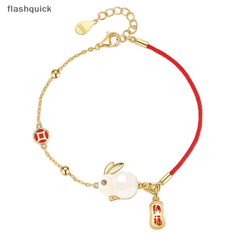 flashquick-สไตล์จีน-สร้อยข้อมือกระต่ายน่ารัก-สําหรับผู้หญิง-เทศกาล-ของขวัญสุดคุ้ม-ดี