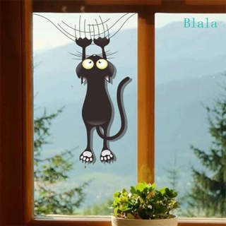 Blala สติกเกอร์วอลเปเปอร์ PVC ลายแมว กันน้ํา สําหรับติดตกแต่งผนังบ้าน DIY
