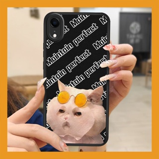 Back Cover protective Phone Case For iphone XR simple Anti-knock advanced Phone lens protection cute Waterproof Cartoon