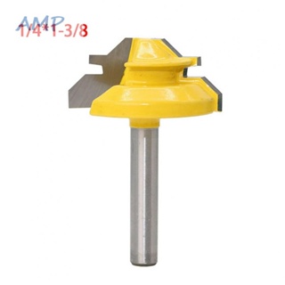 ⚡NEW 8⚡Router Bit Woodwork 1/4 Shank 45 Degree For Woodworking Tenon Industrial Quality