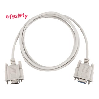 อะแดปเตอร์สายเคเบิ้ล RS232 DB9 9 Pin Male to Female Serial Port ยาว 1.3 เมตร