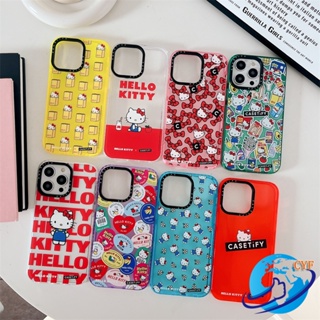 เคสโทรศัพท์มือถือ กันกระแทก ลายแมว Hello Kitty สําหรับ iPhone 15 14 Pro Max  i14 i15 Pro Max