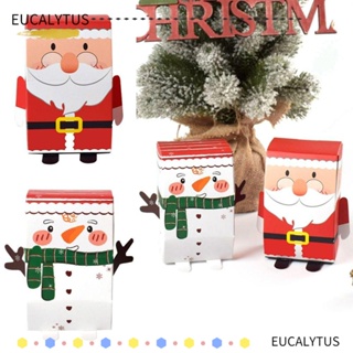 Eutus ถุงขนม ของขวัญคริสต์มาส สร้างสรรค์ สําหรับเด็ก 5 ชิ้น