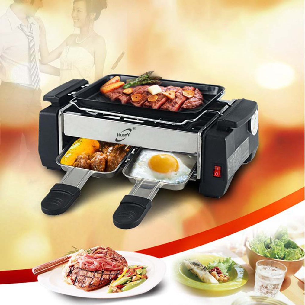 sale-1000w-high-power-non-stick-family-barbecue-electric-raclette-smokeless-grill