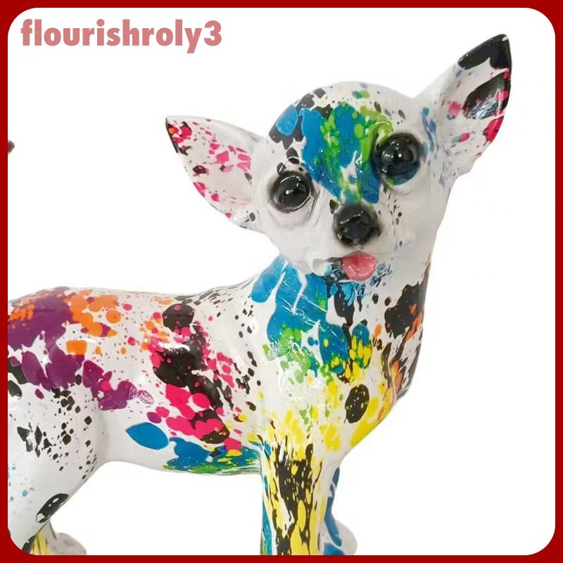 flourish-ฟิกเกอร์เรซิ่น-รูปปั้นสุนัขชิวาวา-ขนาด-19x18x9-5-ซม-สําหรับตกแต่งบ้าน