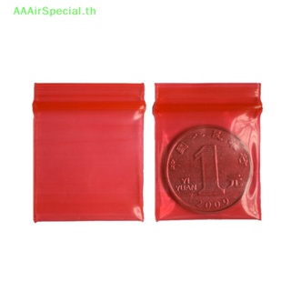 Aaairspecial ถุงซิปล็อคพลาสติก 3*4 ซม. สําหรับใส่เหรียญ เครื่องประดับ 100 ชิ้น