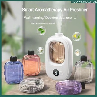 เครื่องกระจายกลิ่นหอมอัตโนมัติ Automatic Spray Timed Fragrance Home Bedroom Fragrance Machine Air Freshener Deodorizer Diffuser Living Room Toilet Deodorizer Fresh Airer flower