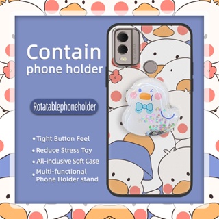 Kickstand Anti-knock Phone Case For Nokia C22 TPU Cute Waterproof Back Cover Silicone Anti-dust Soft Case Cartoon protective