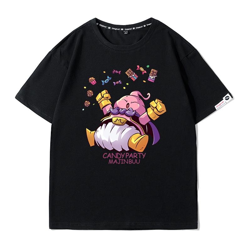 ลดกระหน่ำ-เสื้อผ้าอนิเมะการ์ตูนดราก้อนบอลคุมาจินบูคู่แฟชั่นชุดนักเรียนแขนสั้นอินฤดูร้อนสไตล์ญี่ปุ่นใหม่